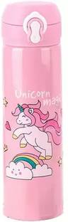 AR BHUMI School Bottle Bottle For Kids Unicorn Design 500 ML Water Bottle For Girls 500 ml Water Bottle