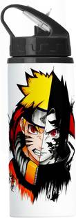 Printwala Naruto Anime Stainless Steel Sipper Bottle - Leak-Proof & Durable76 600 ml Water Bottle