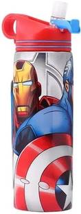 striders Avengers Kids Stainless Steel Insulated Water Bottle – Leak-Proof BPA-Free 700 ml