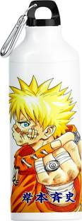 Printwala Naruto Shippuden Printed Sipper Bottle - Premium Anime Water Bottle 600 ml Water Bottle