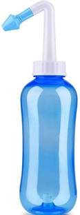 HBD 300ML Nasal Wash Nose Cleaner Water Bottle, Sinus Irrigation Allergies Neti Pot Manual Nasal Aspirator