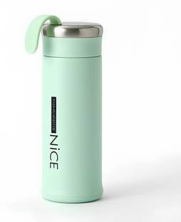 StyleKit Stylish Modern Nice-Bottle with Cover Leak Proof BPA Free For Gym Indoor School 400 ml