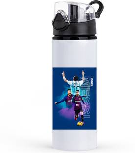 RON BRANDO Lionel Messi Print Printed Stylish Sublimation Sipper Water Bottle[MNo-D]-AK-32 750 ml