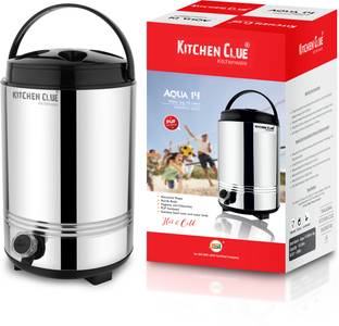 KITCHEN CLUE 10 L Stainless Steel Table Top Manual Water Dispenser