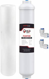 OceanDrop by Phantom Phantom Inline Pre-Carbon Filter With PP Spun for Reverse Osmosis Filter Solid Fi...