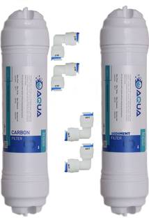 AQUA SOUL by Aqua soul CarbonFilter,SedimentFilterandElbow,InlineFilterSetforAllROWaterPurifier Solid Filter Cartridge