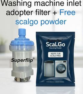 SUPERFLIP by Superflip Water Softener Filter Adapter/Connector for All Front & Top load Washing Machin...