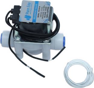 PURE EAU Solenoid Valve SV 24v DC 100% Copper 1 Year Warranty, Solid Filter Cartridge