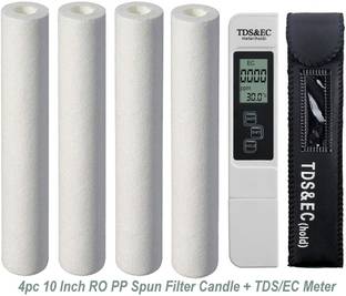 BALRAMA Spun Candle PP Filter Kemflo PS-05 with Check Water Purity Tester Digital TDS Meter