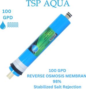 TSP AQUA 100 GPD RO Genuine Membrane Filter Cartridge-Reduce TDS by 98%Compatible with RO Solid Filter Cartridge
