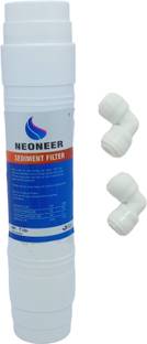 Neoneer Sediment Filter and 2 Elbow Connector for RO Water Purifier Solid Filter Cartridge