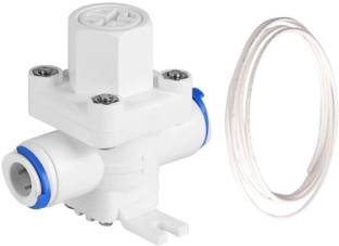 Noir Aqua PRV RO Water Pressure Reducing Valve with pipe, 1/4" Water Pressure Regulator Solid Filter Cartridge