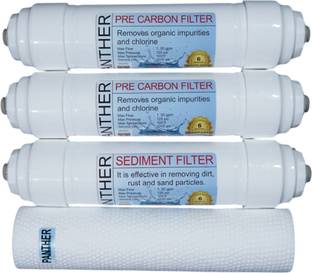 PANTHER INDIA SPUN, 2 CARBON, SEDIMENT FILTER KIT FOR REVERSE OSMOSIS SYSTEM Solid Filter Cartridge