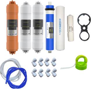 MEETOS RO Service Kit with Copper Zinc 4 in 1 Filter,Compatible with All Water Purifier Solid Filter Cartridge