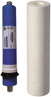 Vontron RO Membrane 80 gpd Work Up TO 1500TDS + Spun Filter Cartridge for domestic water systems Service Solid Filter Cartridge