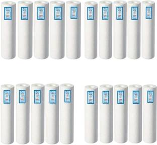OCEAN STAR TECHNOLOGIES Dotted 10 Inch High Density Spun Filter (95 Grams) Pack of 20 Solid Filter Car...