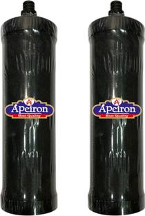 Apeiron Carbon 8inch Fast Filteration Candle For Non-Electric water filter pack of 2 Solid Filter Cartridge