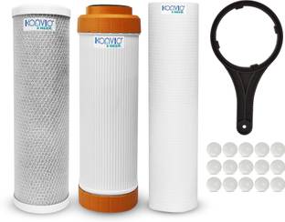 konvio neer CTO GAC PP Spun Carbon Filter with Antiscalant Balls and Spanner for Media Filter Cartridge