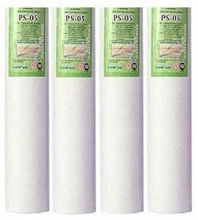GE FILTRATION Spun Filter Candle 10inch /Outer Filter/Sediment Catridge filter with spanner/Compatible with all domestic water purifiers pack of 4 with wrench Solid Filter Cartridge