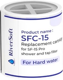 RiverSoft SFC-15 15-Stage for hard water | Shower & Tap Filter (PP) Media Filter Cartridge