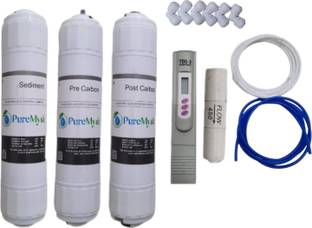 PureMyst RO Service Kit With Inline Set,TDS Meter, Pipe,FR 450 & Connectors Solid Filter Cartridge