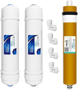 konvio neer 75 GPD Ro Membrane for All Type of RO Water Purifiers (Gold) Solid Filter Cartridge