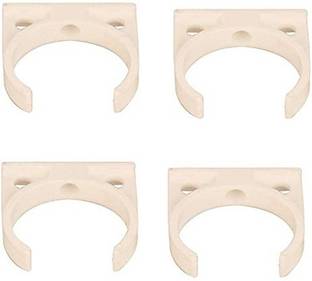 AQUA WATER Plastic Clamps for RO Water Purifier (White) - Set of 4 Solid Filter Cartridge