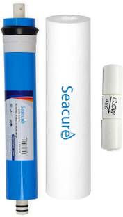 Seacure Original 100 GPD Reverse Osmosis Membrane With 10 inch 5 Micron PP Spun Solid Filter Cartridge