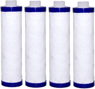 PeoME RO Pre Filter MLT Carbon Filter Cartridge For 10 Inch Housing Bowl, Pack Of 4 Pcs (White) Wound Filter Cartridge