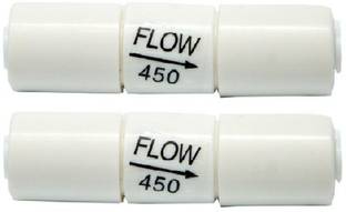 Morning Star Technology RO Water Purifier Flow Restrictor ( FR ) 450 ML - RO Spare Compatible for all Type RO Water Purifier Models ( PACK FOR 02 PCS ) Solid Filter Cartridge