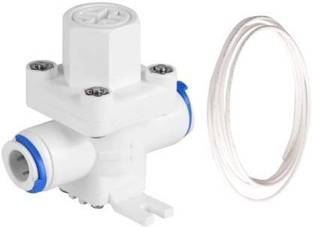 AP Enterprises PRV RO Water Pressure Reducing Valve with pipe, 1/4" Water Pressure Regulator Solid Filter Cartridge