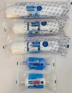 GLOWBUY KENT RO SERVICE Kit Original MEMBRANE,CARBON,SEDIMENT,UF,HF,FULL KIT T100 Solid Filter Cartrid...