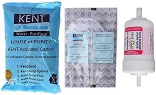 SHOPSCLOD Kent Original 1 UF Membrane, 1 Activated Carbon Pack, 1 Sediment Filter B35 Solid Filter Car...