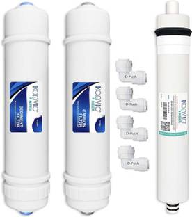 konvio neer Carbon Sediment Filter and 80 GPD RO Membrane, Inline Filter Solid Filter Cartridge