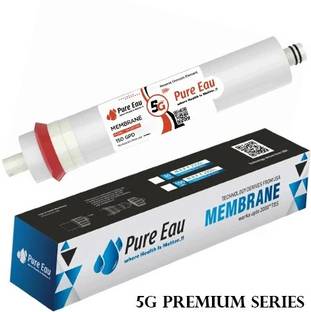 PURE EAU RO Membrane 150 GPD with Flow Restrictor, Solid Filter Cartridge