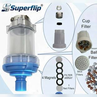 SUPERFLIP by Superflip Tap Adaptor 4 MAGNET & CERAMIC BALL Softener Washing machine/Dishwasher Solid F...