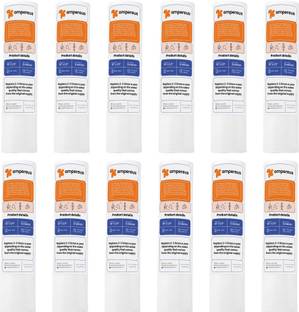 AMPEREUS 12 Piece 10'' PP Spun Filter Candle Suitable For All Types Of Ro Water Purifier Solid Filter Cartridge