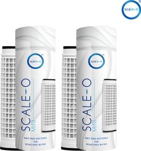 ScaleO Mini Whole House Water Softener for Tanks, Reduces Hard Water Solid Filter Cartridge