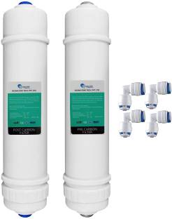OCEAN STAR Pre Carbon and Post Carbon Filter and 4 Elbow Connector, Solid Filter Cartridge