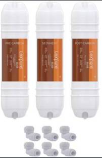 AP Enterprises Carbon Filters + 1 Sediment RO Inline Water Filter Set Solid Filter Cartridge
