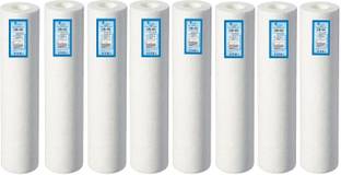 OCEAN STAR TECHNOLOGIES Dotted 10 Inch High Density Spun Filter (105 Grams) Pack of 8 Solid Filter Cartridge