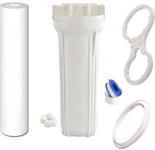 A.D. Aquafresh 10 Inch Pre-Filter Housing With 1 PP Spun, Double Spanner Solid Filter Cartridge