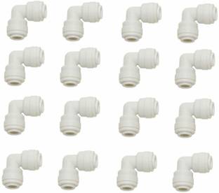 GRMART Ro Pipe Connectors Push 1/4 Elbow Connector for Ro Water Purifier Solid Filter Cartridge