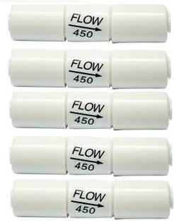 PBROS 5 Pieces RO Flow Restrictor 450 flow-(FR-450) Solid Filter Cartridge