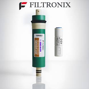 FILTRONIX 4000 HIGH TDS 100 GPD RO MEMBRANE+ IMPORTED FR450 |COMPATIBLE FOR ALL RO FILTERS Solid Filter Cartridge