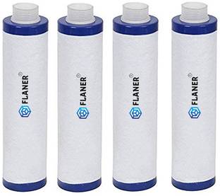 Flaner MLT Pre Filter Cartridge 9 inch Candle Filter RO Water Purifier Candle(4 PCS) Solid Filter Cartridge