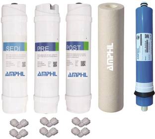 AMPHIL by AMPHIL Ro Service Kit, Inline Filter Set, Pp Spun , Vontron Membrane Solid Filter Cartridge