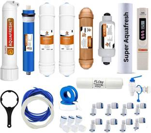 SUPER AQUAFRESH by SUPER AQUAFRESH RO Service Kit with Membrane, Filters, UF, Mineral, Housing & TDS M...