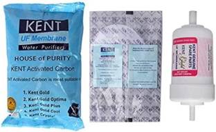 ShopSoft Kent Original 1 UF Membrane, 1 Activated Carbon Pack, 1 Sediment Filter F11 Solid Filter Cart...
