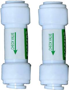 BALRAMA 2pc 1/4” Qc X 1/8” Thread NRV RO Check Valve Solid Filter Cartridge